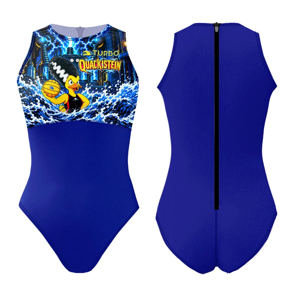 BADEANZÜGE FÜR DAMEN. Wasserball-Badeanzug Hybrid Quackistein