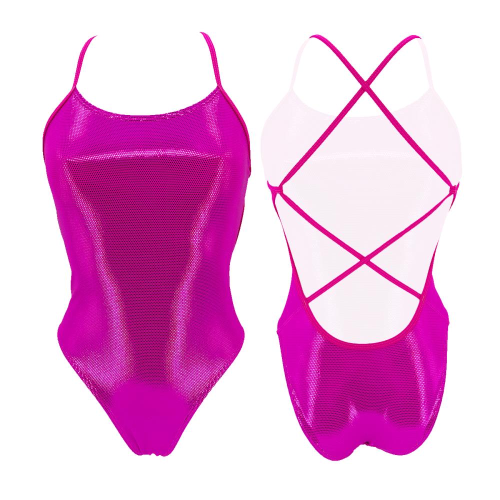 Costume da nuoto bambina Sirene Brillante