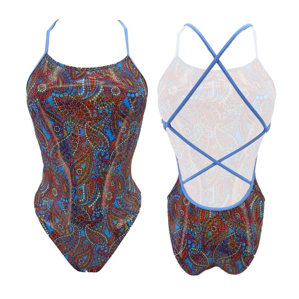 Costume da nuoto bambina Sirene Brillante