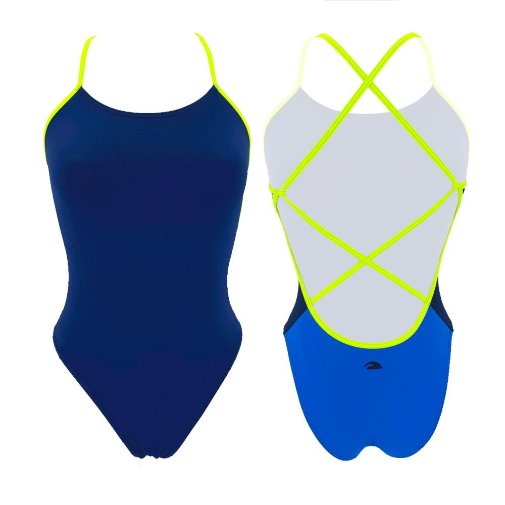 Kupaći kostim za plivanje Comfort djevojčice Sirene Tricolor