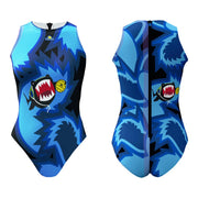 Fato de banho pólo aquático menina Shark