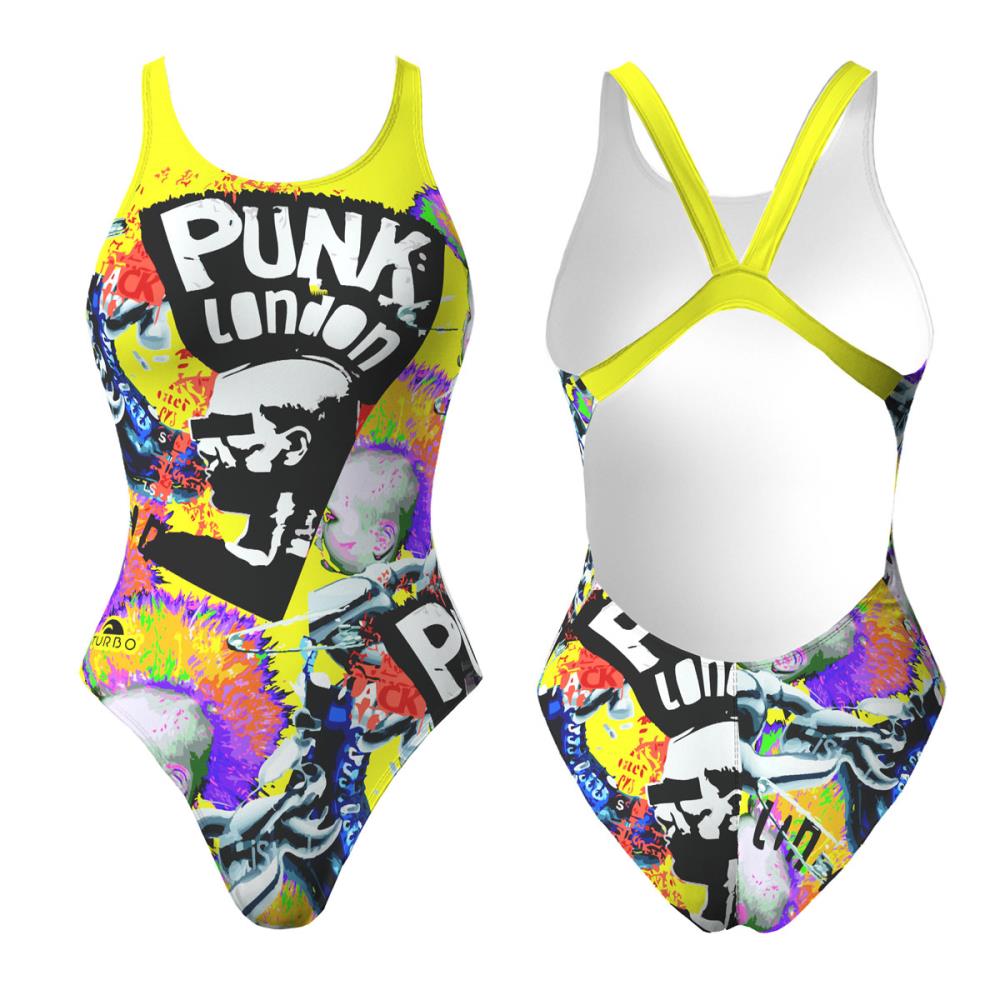 Badeanzug Schwimmen Mädchen Punk London (Pro-Resist)