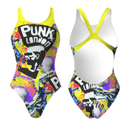 Badeanzug Schwimmen Mädchen Punk London (Pro-Resist)