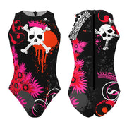 MAILLOT DE BAIN WATERPOLO FILLE SKULL CROWN