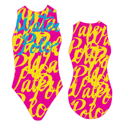 Compra Bañador Niña Waterpolo Script