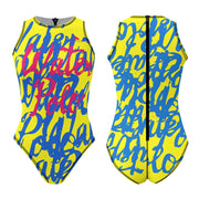 Bañador Niña Waterpolo Script