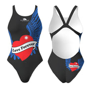 Costume da nuoto bambina Love Forever (Pro-Resist)