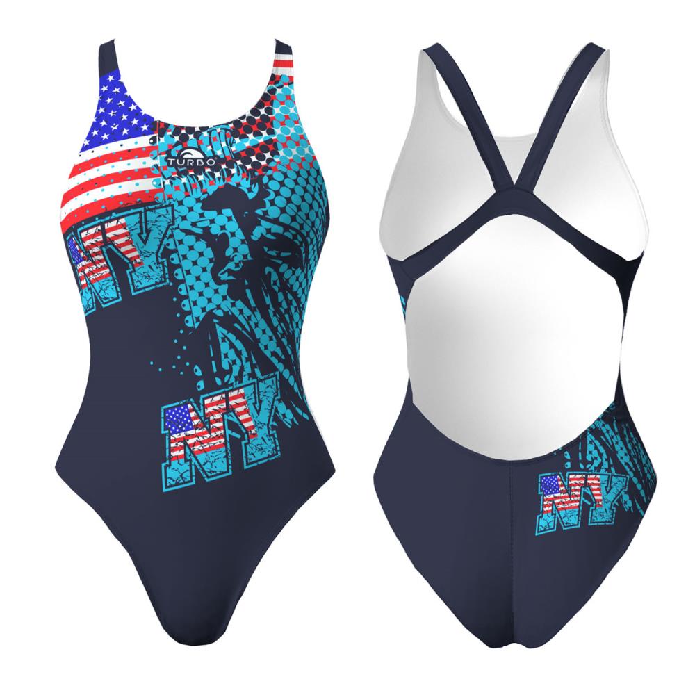SWIMMING WOMEN SUITS  NY STARS