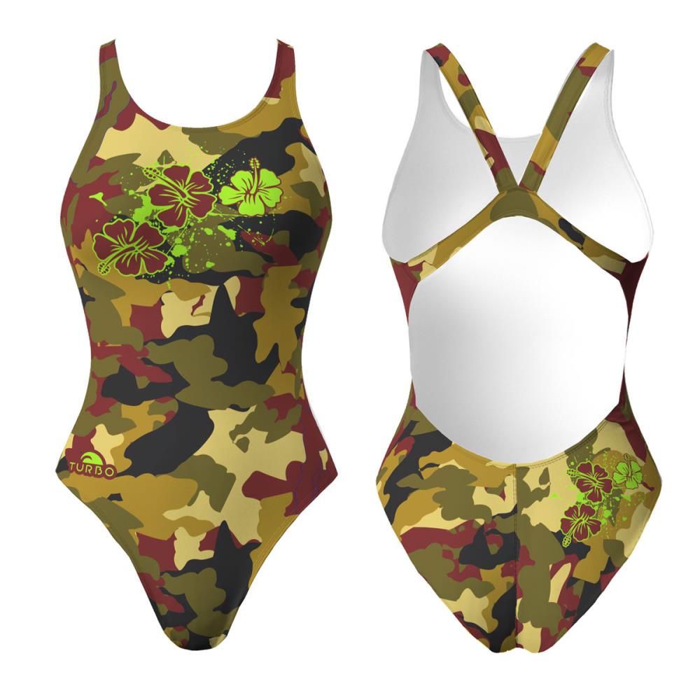 Μαγιό Κολύμβησης Γυναίκα Commando Flower