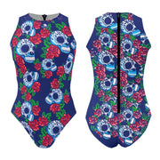 Badeanzug Wasserball Mädchen Roses & Skulls