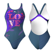 SWIMMING WOMEN SUITS LOVE FOREVER