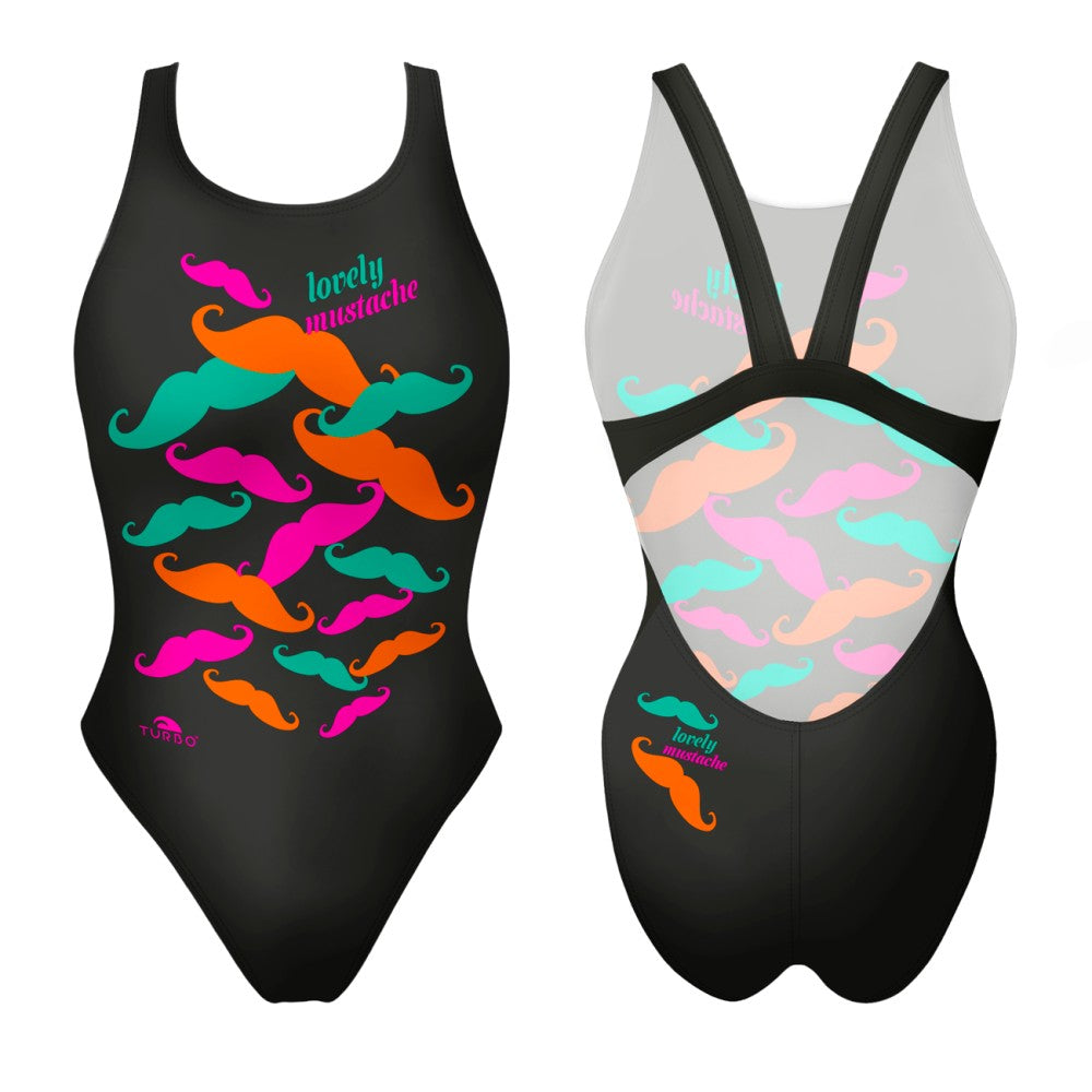 Compra Costume da bagno nuoto bambina . Lovery Mustache