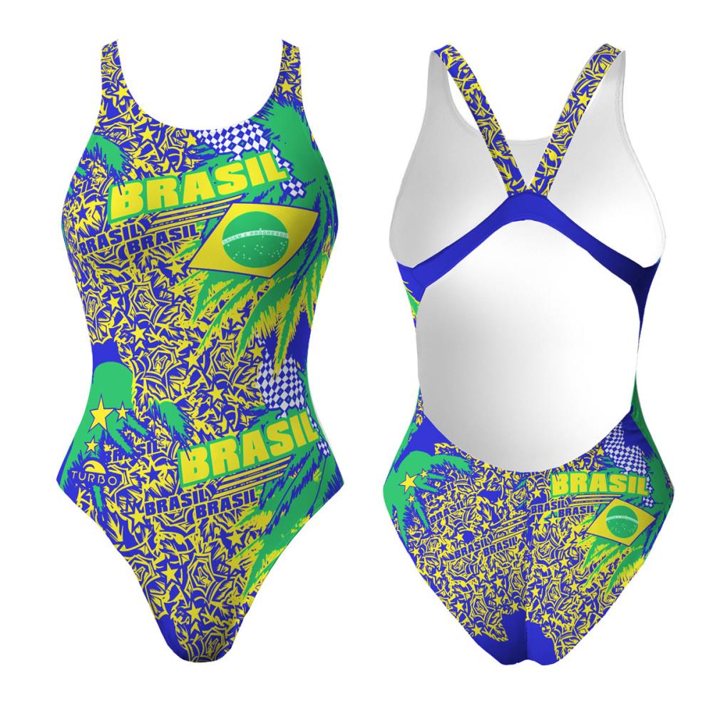 Compra Badpak Zwemmen Dames Brazilië Palmbomen