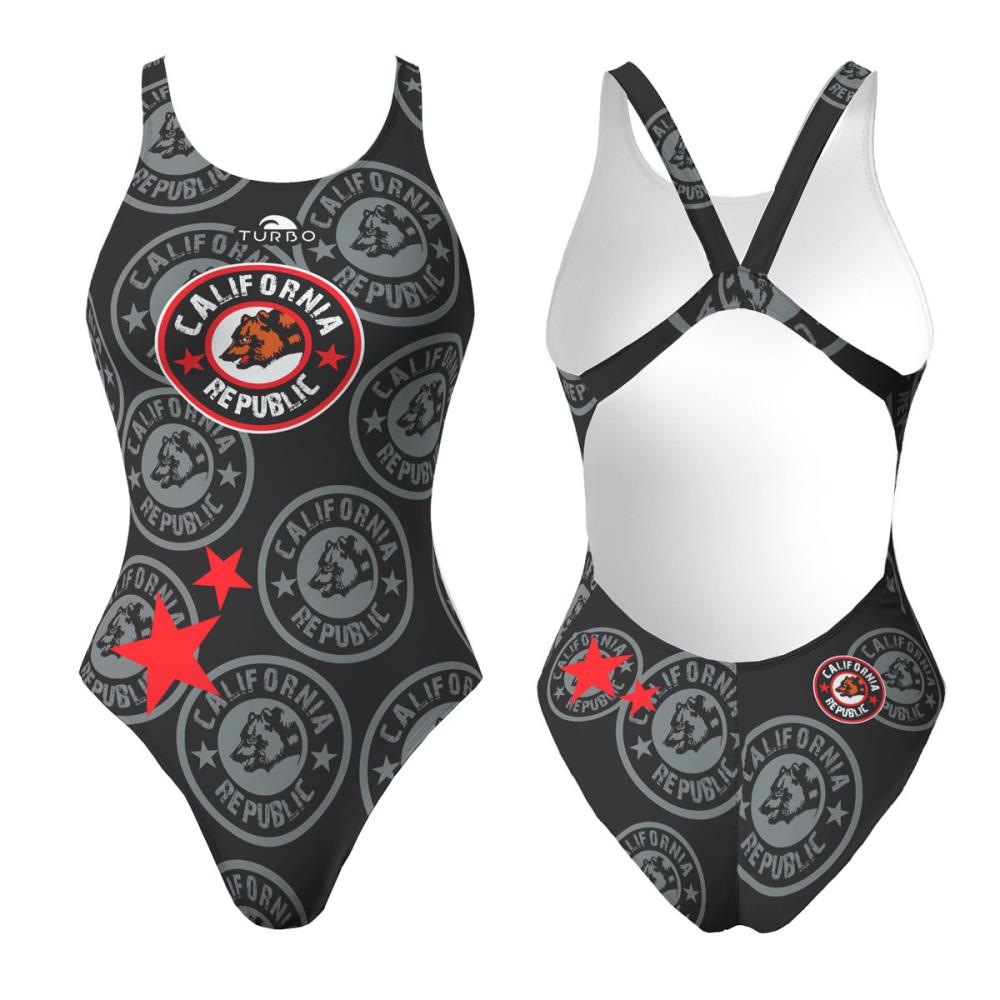 Compra Badeanzug Schwimmen Mädchen Kalifornien Flagge