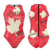 Fato de Banho Natação Menina Canadá Vintage 2013