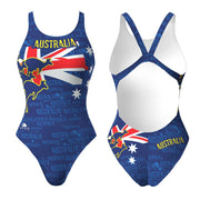 Mädchen Schwimmanzug Australia Jump