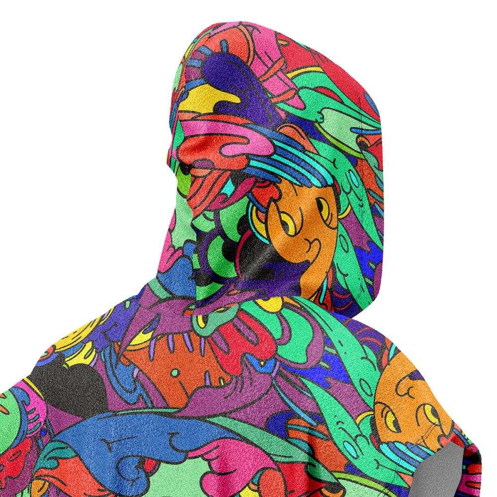 Compra Πόντσο Super Psychedelic Sublimado