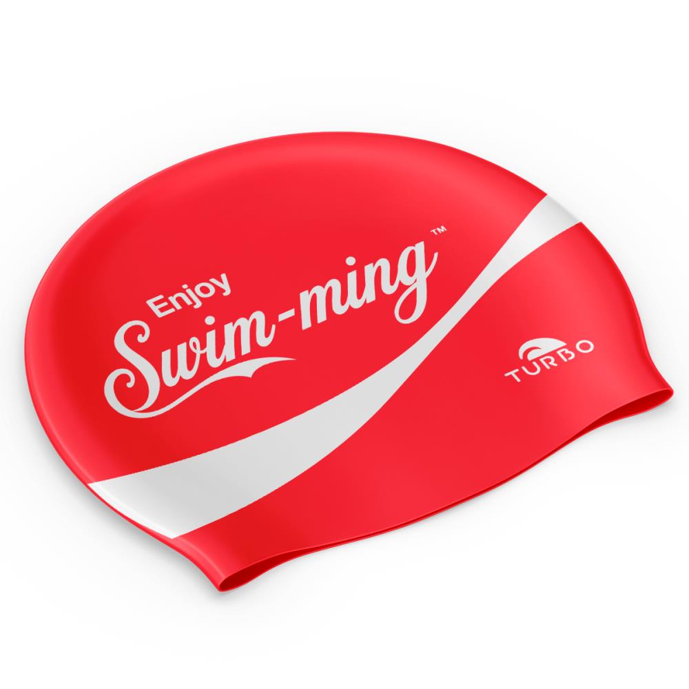 Silikon-Badekappen. Silikonmütze Enjoy Swimming