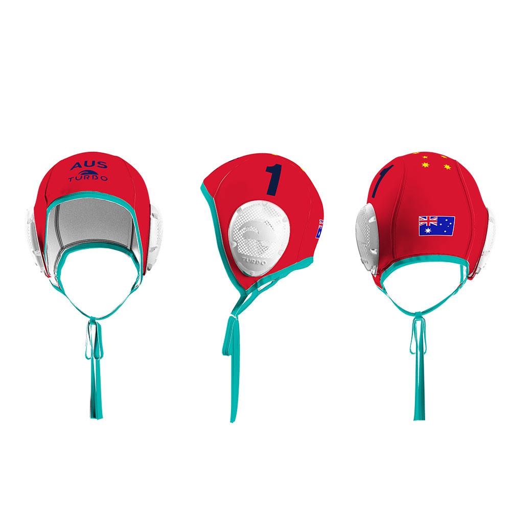 Gorro Waterpolo Australia Uniform Senior 2024