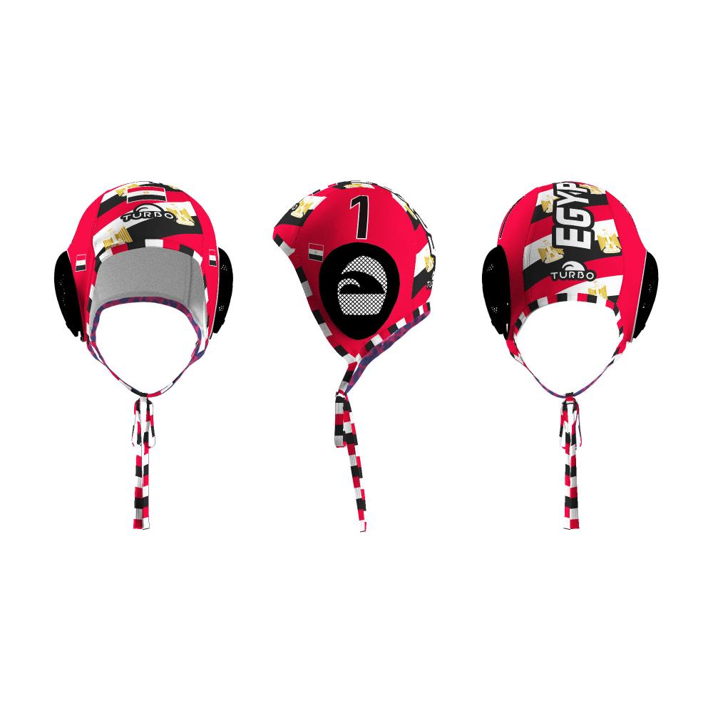 Cuffia Waterpolo Egitto Graphic