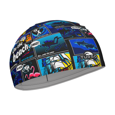 Gorros de PBT sublimados. Touca Pbt Novo Comic