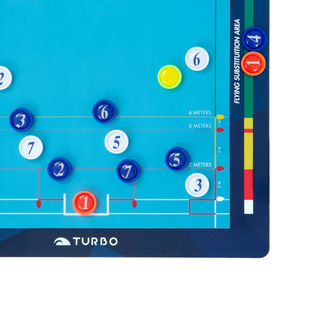 Lavagna Tattica Magnetica Waterpolo (20 X 35 Cm)