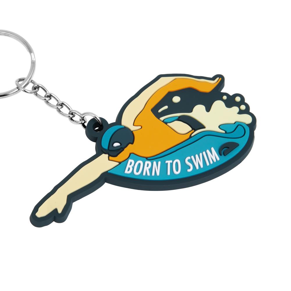 Compra BORN TO SWIM KEYCHAIN