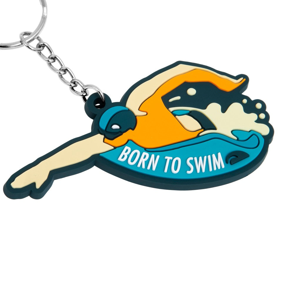 Compra BORN TO SWIM KEYCHAIN