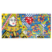 TOWEL COTTON-MICROFIBER (145  x100) QUEEN HEART VINTAGE