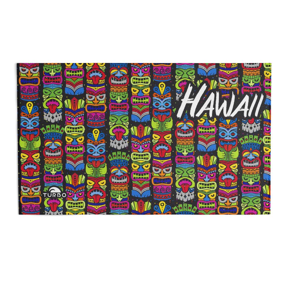 Badetücher für den Pool. Baumwoll-Mikrofaser-Handtuch (145 x 100) Hawai Art