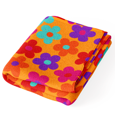 SERVIETTE COTON-MICROFIBRE (145  x100) MARGARETS