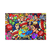 TOWEL COTTON-MICROFIBER (145  x100)   COMIC WALL