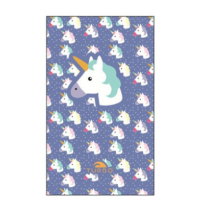 Toalla Algodon-Microfibra (145 X100) Unicorni Happy