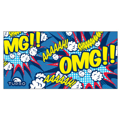 SERVIETTE COTON-MICROFIBRE (145  x100) OMG