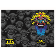 Handdoek Katoen-Microvezel (145 X100) Bali Masker Zwart