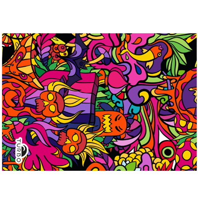 ÚSZÓ KIEGÉSZÍTŐK. Pamut-mikroszálas törölköző (145 X100) Crazy Jungle