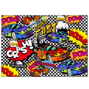 Toalla Algodon-Microfibra (145 X100) Comic Car