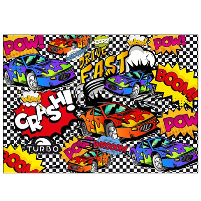 Toalla Algodon-Microfibra (145 X100) Comic Car
