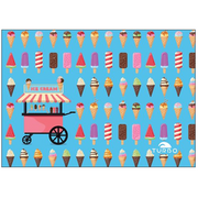 Baumwoll-Mikrofaser-Handtuch (145 X100) Eiscreme