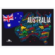 Tovallola Cotó-Microfibra (145 X100) Dibuix Austràlia