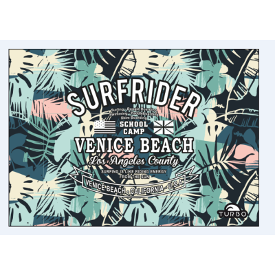 Baumwoll-Mikrofaser-Handtuch (145 X100) Surfrider