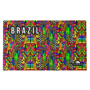 Pamuk-Mikrofiber Havlu (145 X100) Brezilya Festivali