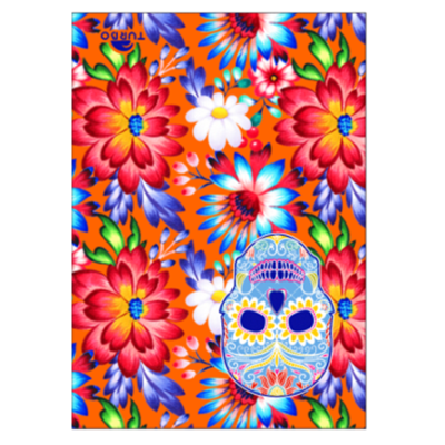 SERVIETTE COTON-MICROFIBRE (145  x100) FRESH SKULL