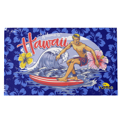 Pamut-mikroszálas törölköző (145 X100) Surf Hawaii