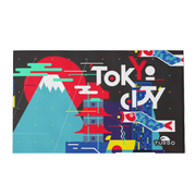 Pamut-mikroszálas törölköző (145 X100) Tokió Város