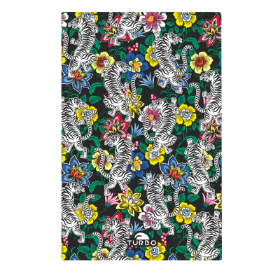 Compra Toalla Algodon-Microfibra (145 X100) Flowers And Tigers