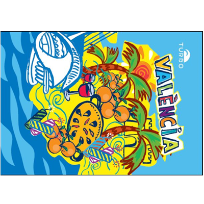 ACCESSOIRES DE NATATION. SERVIETTE COTON-MICROFIBRE (145  x100) MULTI VALENCIA