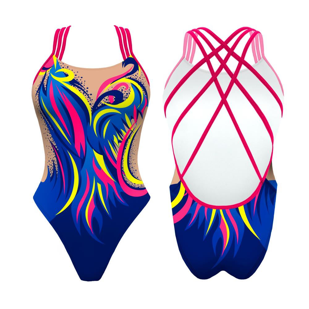 Művészi úszódressz F008 Lycra