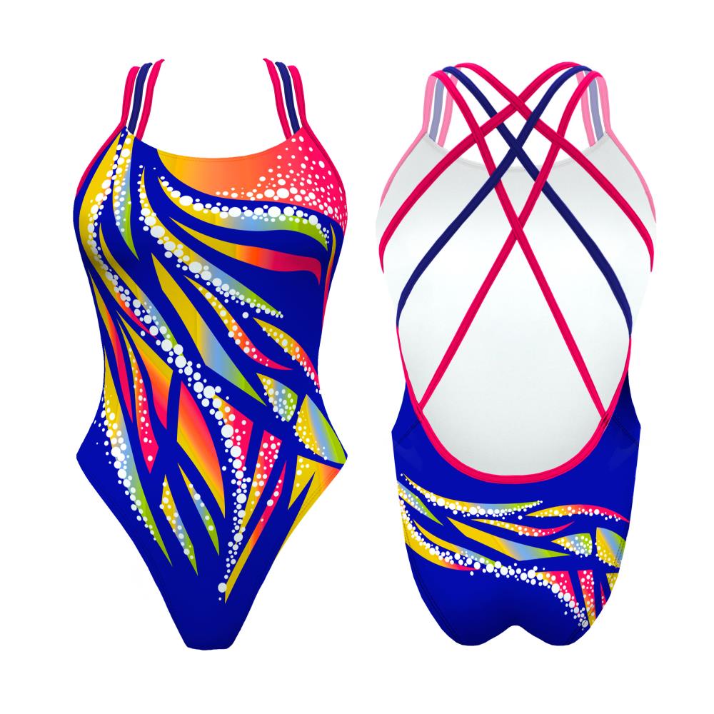 Művészi úszódressz F011 Lycra