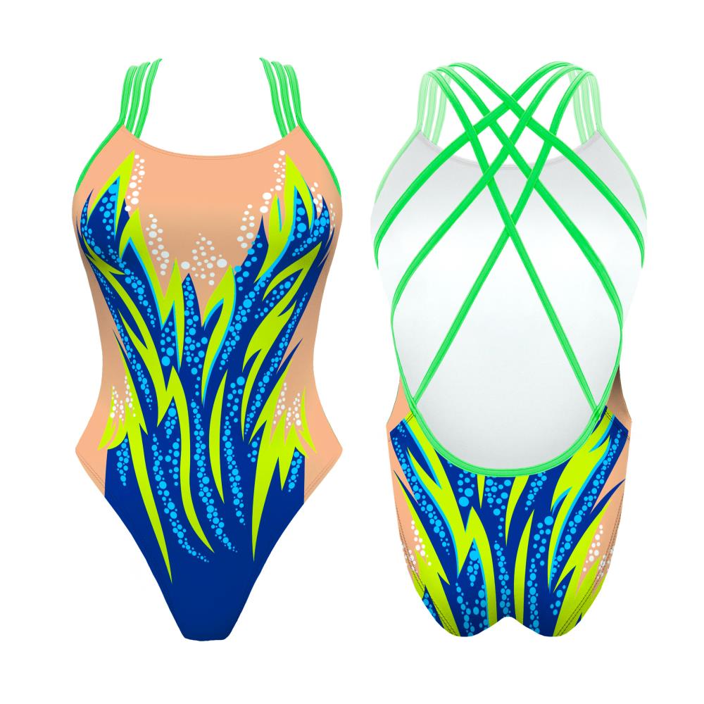 Artisztikus fürdőruha F023 Lycra